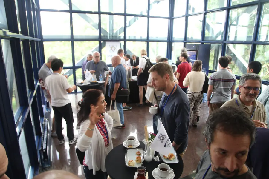 Coffee break in the foyer
